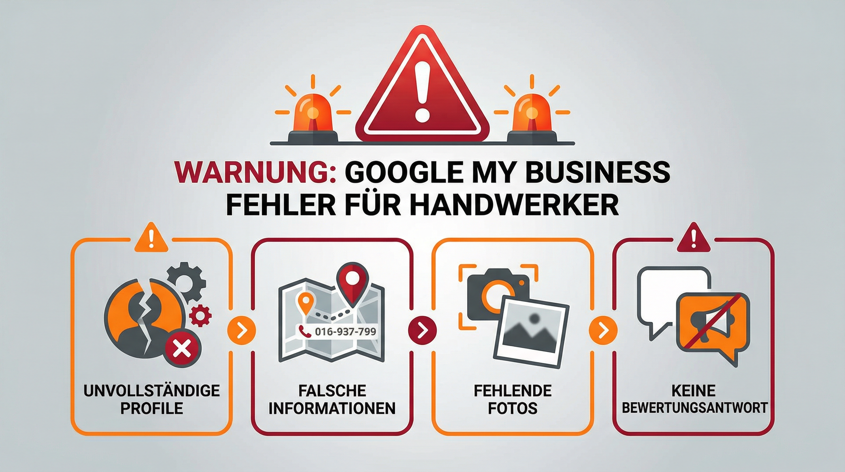 Google My Business Fehler, die Handwerker vermeiden sollten